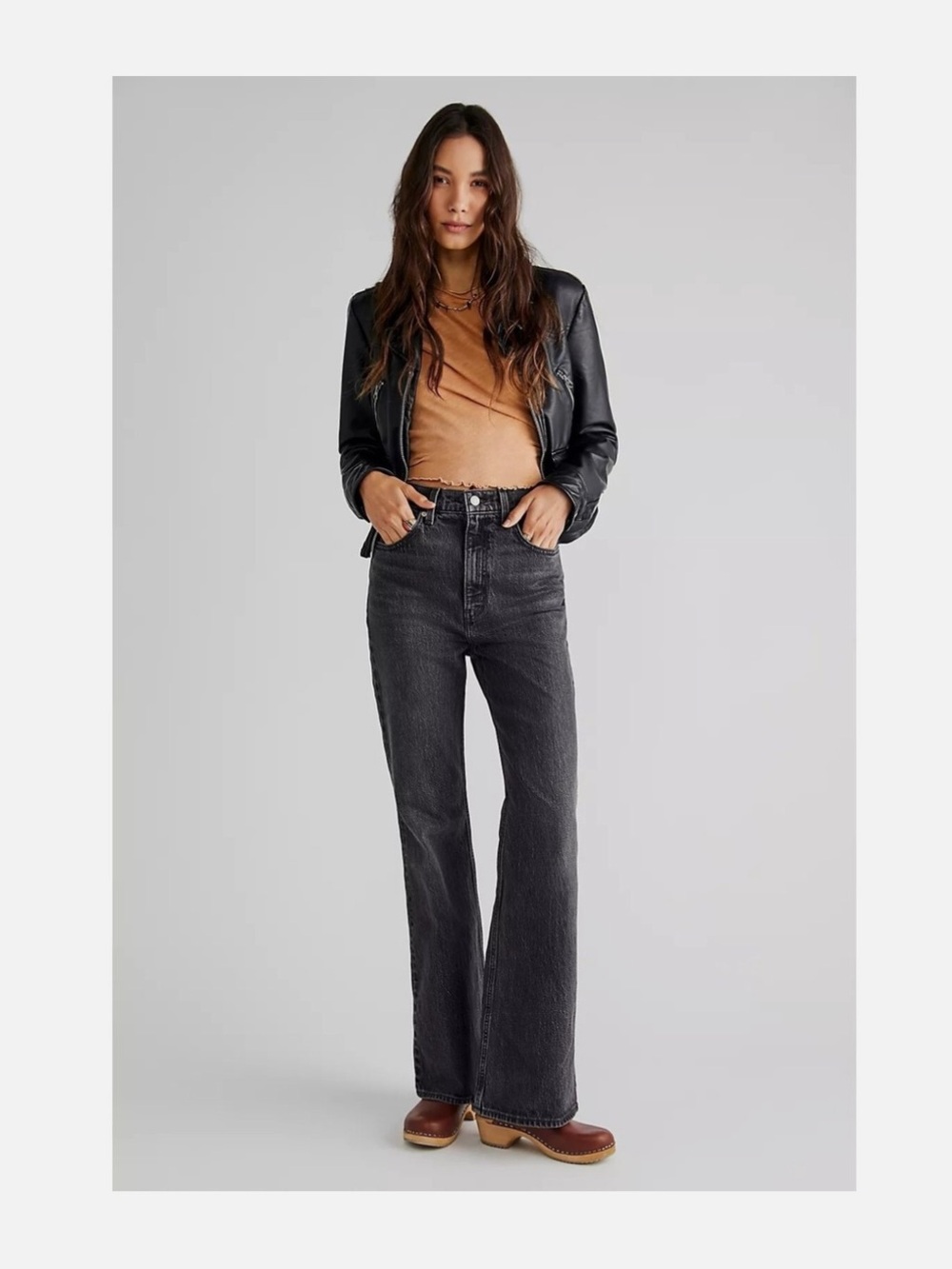 Levi’s 70’s High-Rise Flare Black Women's Jeans